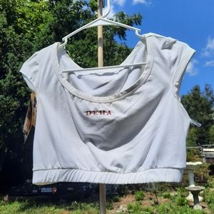 2000s NWT White DEHA Sports Bra ❤